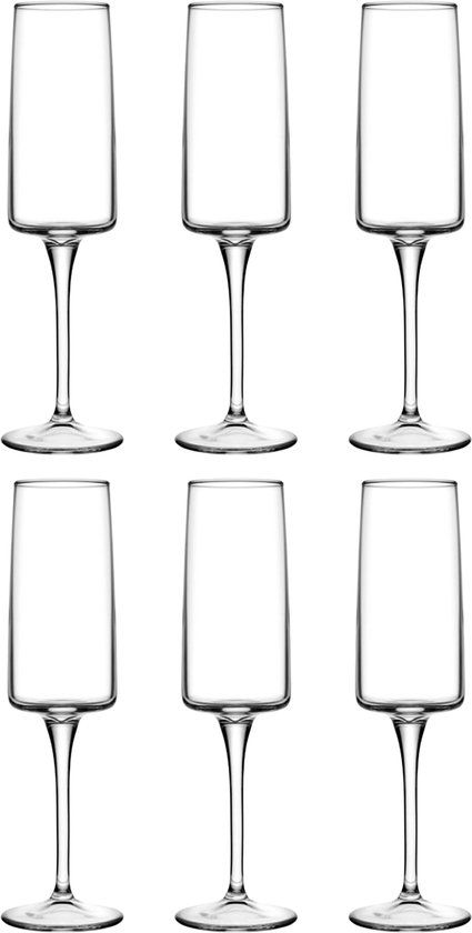 Pasabahce Iconic Champagneglazen 19 cl - 6 stuks