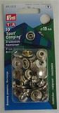 Prym - Prym Silver (15 mm) Naaivrij Drukknopen Navulling - 1 Stuk