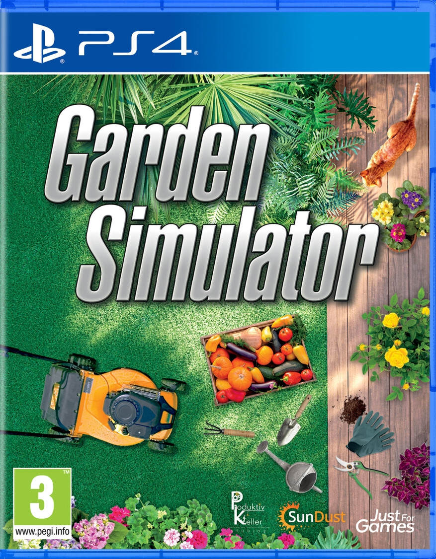 Just for Games garden simulator PlayStation 4
