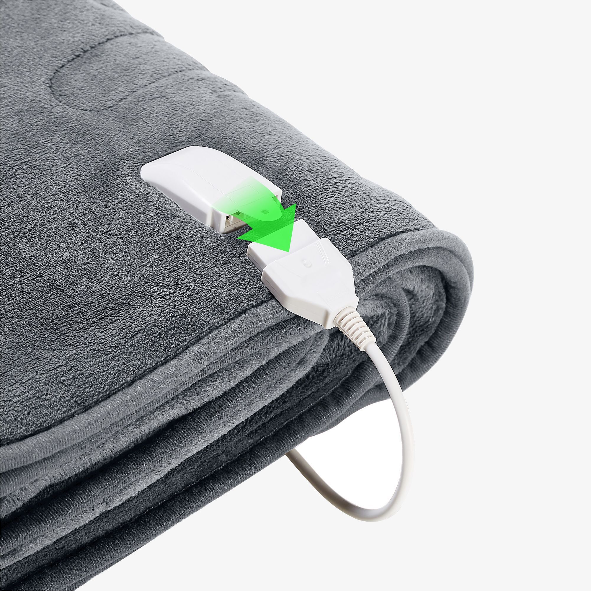 Arebos Elektrische deken Elektrische verwarmde onderdeken knuffeldoek