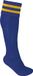 PROACT® Sportsokken Met Contraststrepen PA015 - Dark Royal Blue / Sporty Yellow - 27/30 EU