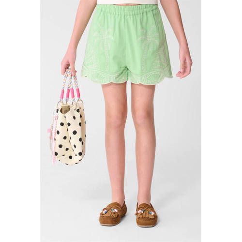 Shoeby regular high waist casual short lichtgroen