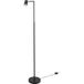 LIVARNO HOME LED-vloerlamp, met kantel- en draaibaar hoofd. (Zwart)