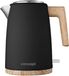 Concept ELWOOD - Bouilloire - acier inoxydable - 1,7 L - indicateur de niveau d'eau - RK3316 - Noir