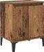 vidaXL Nachtkastje Oudhout 40 x 30 x 50 cm Bewerkt hout