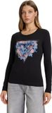 Guess Dames-T-shirt Peony Triangle
