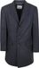 McGregor Coat Wool Herringbone Navy - Maat L - Heren - Tussenjas