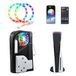 Mcbazel Bandeau LED RGB pour PS5 Bandeau Flexible 8 Couleurs Synchronisation Musicale, 3 Modes Prend en charge la télécommande APP/IR/bouton USB
