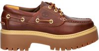 Timberland Leather Lace-Up Slip-On Shoes Wo - Bordeaux Lace Up Shoes