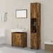 Maison Exclusive - Ensemble de meubles de salle de bain 3 pièces en bois composite chêne fumé