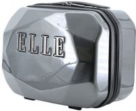 ELLE Diamond Beautycase 27L ABS/PC Antraciet - Antraciet