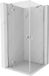 Mexen Mist-H Duo porte de douche pivotante 120 x 120 cm, transparent, chrome