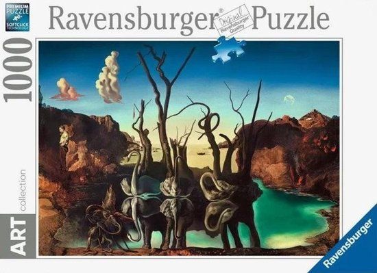 Ravensburger 1000 stukjes Dali Puzzel Multicolor
