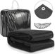 Wan GmbH Tapis d'auvent – Pour auvent, caravane et camping-car, confortable et facile d'entretien 300x400CM Noir