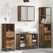 Maison Exclusive - Ensemble de meubles de salle de bain, 4 pièces, bois de récupération, 80 x 33 x 60 cm
