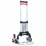 vidaXL Traptrolley inklapbaar 70 kg aluminium zilverkleurig