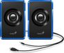 GENIUS SP-U125 Stereo 3W Zwart-blauw
