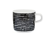 Marimekko Räsymatto Tasse à café 20 cl Noir-Blanc