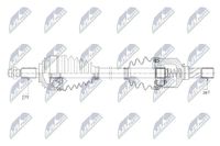 NTY Antriebswelle NPW-RE-154 Vorderachse links
