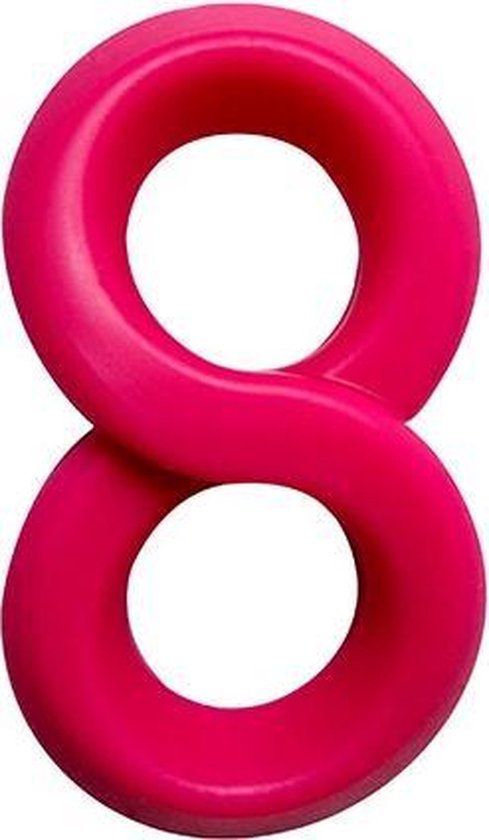 DREAM TOYS Lit-Up Rings Liquid Silicone Cockring Roze Standaard