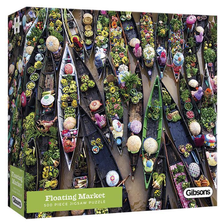 Gibsons Floating Market Puzzel (500 stukjes)