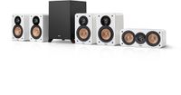 Teufel ULTIMA 20 Surround 5.1 set - home cinema set, 2-kanaals boekenplankspeakers (4 stuks) en subwoofer - wit