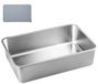 Benza Ibenzoa® Robuuste Metalen Kattenbak met Ruime Opvangruimte – Zilver, RVS, 50 x 35 x 20 cm