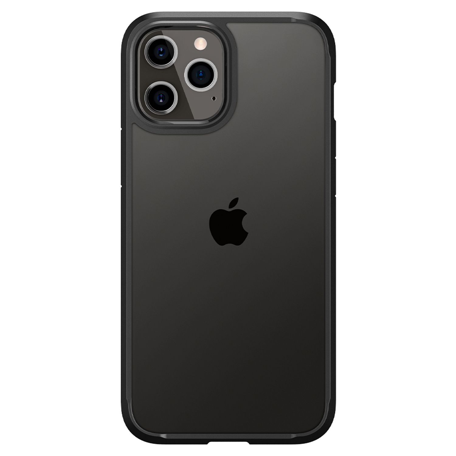 Spigen Ultra Hybrid - Back Cover voor Apple iPhone 12 Pro Max - Black