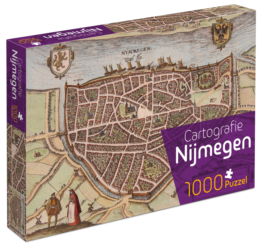 Tucker's Fun Factory Nijmegen Cartografie Puzzel (1000 stukjes)
