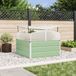 Maison Exclusive - Jardinière pastel vert, 100 x 100 x 77 cm, en acier galvanisé
