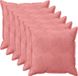 vidaXL - Taie d'oreiller - 6 pièces - Rose - 65 x 65 cm