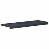 vidaXL Raamdorpel Antraciet met houtnerf 100 x 30 x 4,5 cm PVC