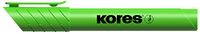 Kores Hoge Liner Plus markeerstiften, beitel punt, groen (doos van 12)