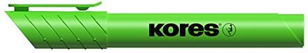Kores Hoge Liner Plus markeerstiften, beitel punt, groen (doos van 12)