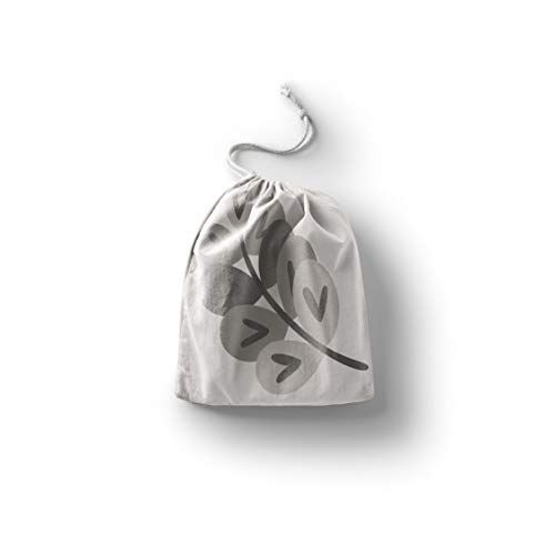 Bonamaison Bedrukte katoenen tas met trekkoord - 20 x 30 cm