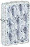 Zippo Stormaansteker - 3D Flames Design - Color Image Glacier - Navulbaar - Herbruikbaar - Winddicht design - Geschenkdoos - Made in USA
