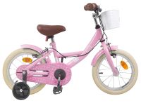 Vélo enfant 14 pouces rose clair