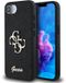 Guess Glitter 4G Metal Logo Back Cover for Apple iPhone 17e / 16e - Black