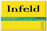 Thomastik Infeld Superalloy Round Wound Long Scale E-Bass Strings Set IN 346 6-String 34 Inch
