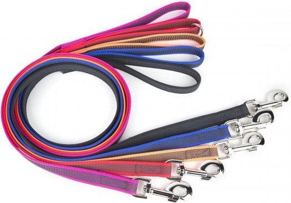 JULIUS K9 antislip lijn, 5m / 14mm - BLAUW