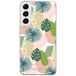 ERT GROUP mobiel telefoonhoesje voor Samsung S22 origineel en officieel erkend Babaco patroon Plants 012