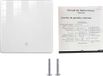 Thermostat intelligent sans marque - Thermostat chaudière - Régulation du chauffage - Protection antigel - 86 x 86 mm - Blanc