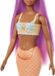 Barbie Meerjungfrau pop, met gekleurd haar, gekleurde staartvin, met tiara, model HRR05