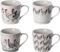 Mokken set – koffiemokken set – beker – coffee mug set – duurzaam – Porselein – Multicolour – 425 ml – 4 stuks