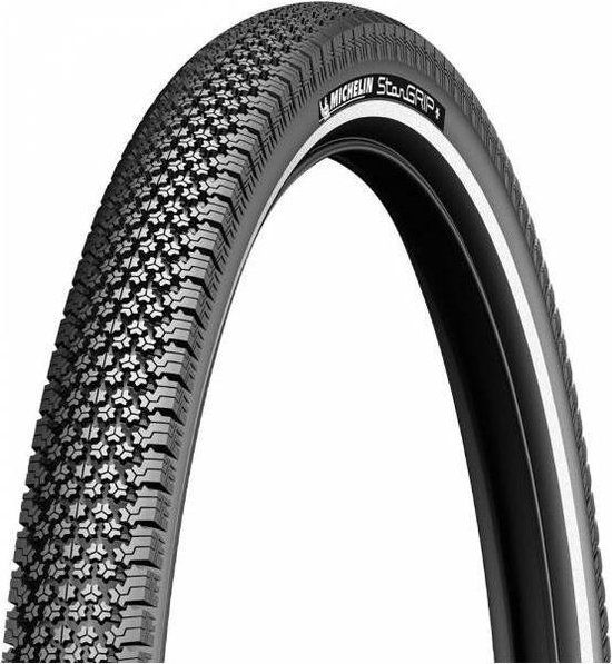 Michelin Buitenband 28” – Stargrip – Anti-lekbescherming – Draadband – ETRTO-maat: 37-622 – Zwart