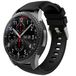 TiMOVO Zwart Siliconen Horlogeband met Gesp voor Samsung Gear S3 Frontier/Galaxy Watch 3 45 mm/Galaxy Watch 46 mm, Huawei Watch GT2 Pro/GT 2e/GT 46 mm/Fenix 5