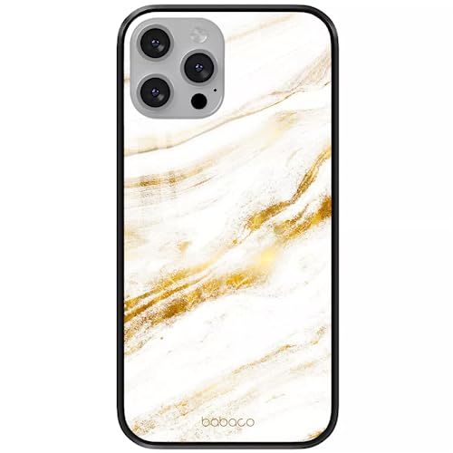 ERT GROUP mobiele telefoonhoesje voor Apple iPhone 13 PRO - Babaco Marble 013 - Gehard glas