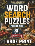 Food Word Search Puzzles Large Print