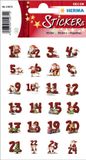 Herma 15255 sticker Papier Zwart, Goud, Grijs Permanent 24 stuk(s)