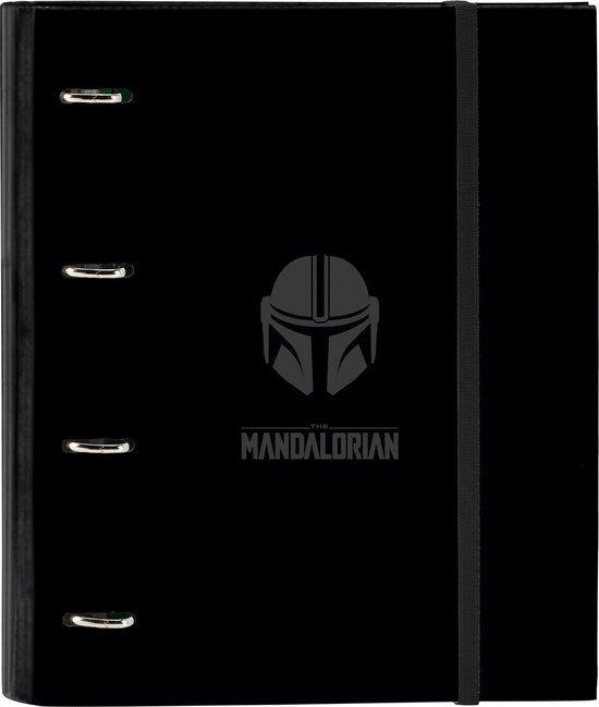 Ringmap The Mandalorian Zwart - 27 x 32 x 3.5 cm - Kunststof - Unisex